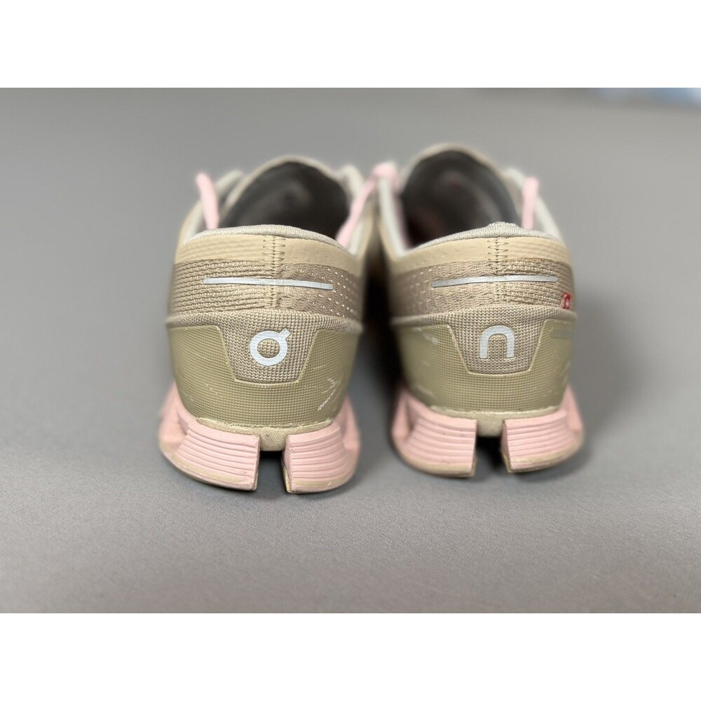 On Running Cloud Women’s Size 8 (EU 39) Tan Pink Athletic Swiss Engineering - Picture 11 of 14